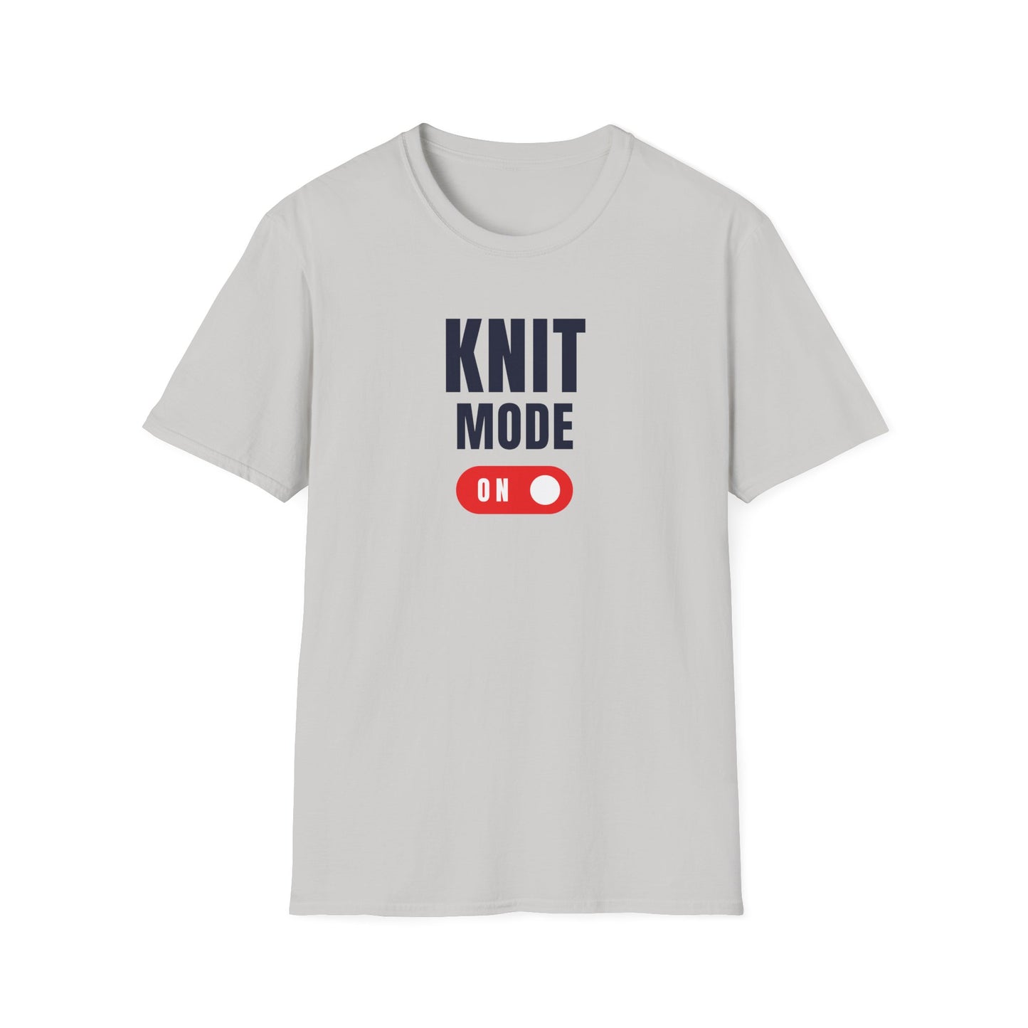 Knit Mode On T-Shirt Funny Knitting Tee for Yarn Lovers Cozy Crafting Apparel Gift for Crafters