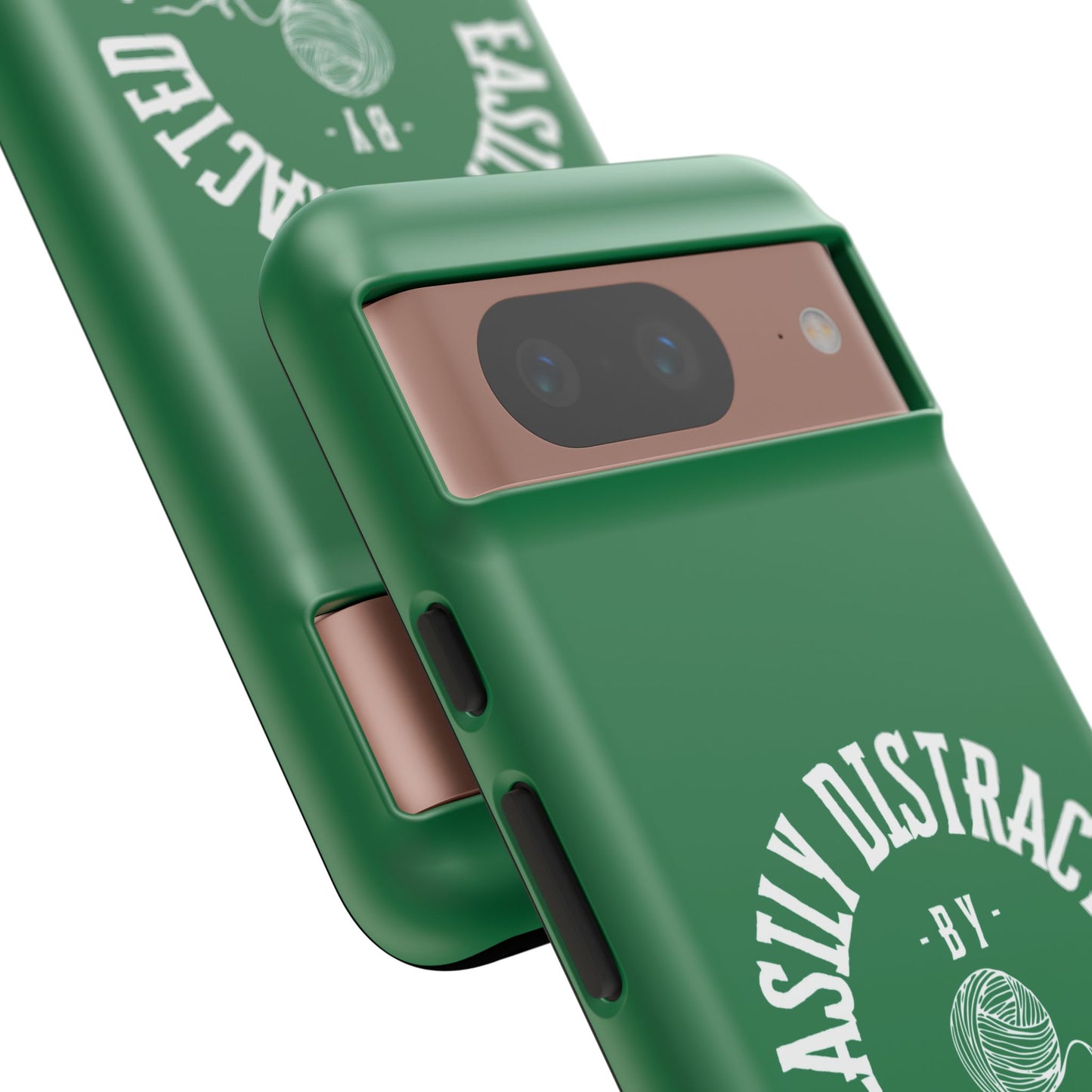 Green Knitting Phone Case – Protective Dual‑Layer Cover for Crafters