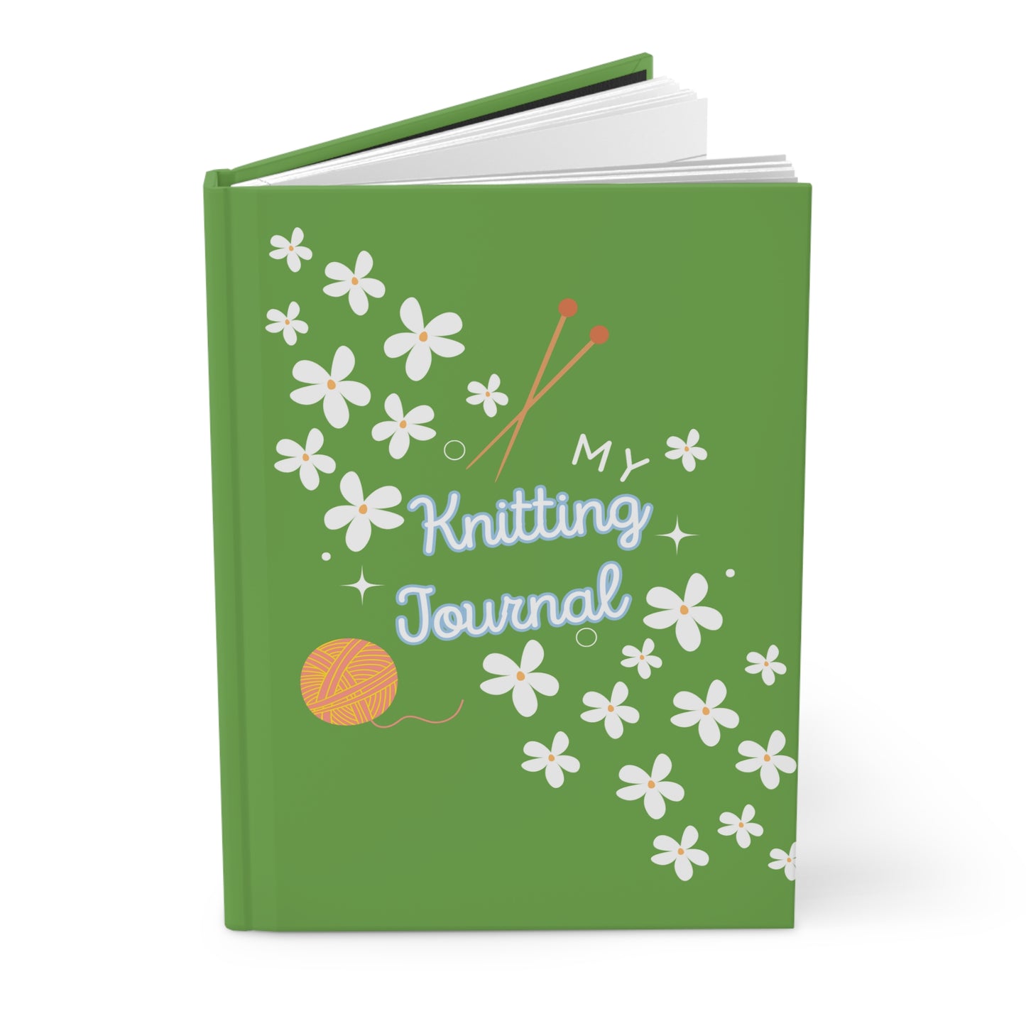 Knitting Journal – Hardcover Project Notebook for Knitters & Crafters