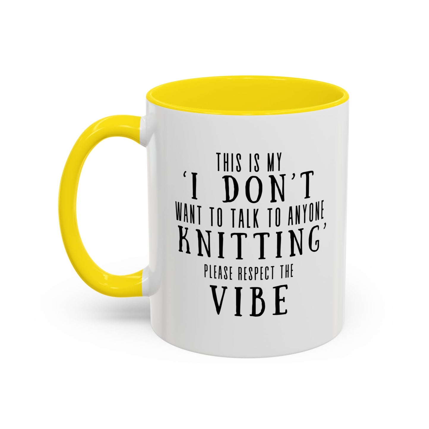 Cute Knitting Vibe Mug for Yarn Lovers and Crafters