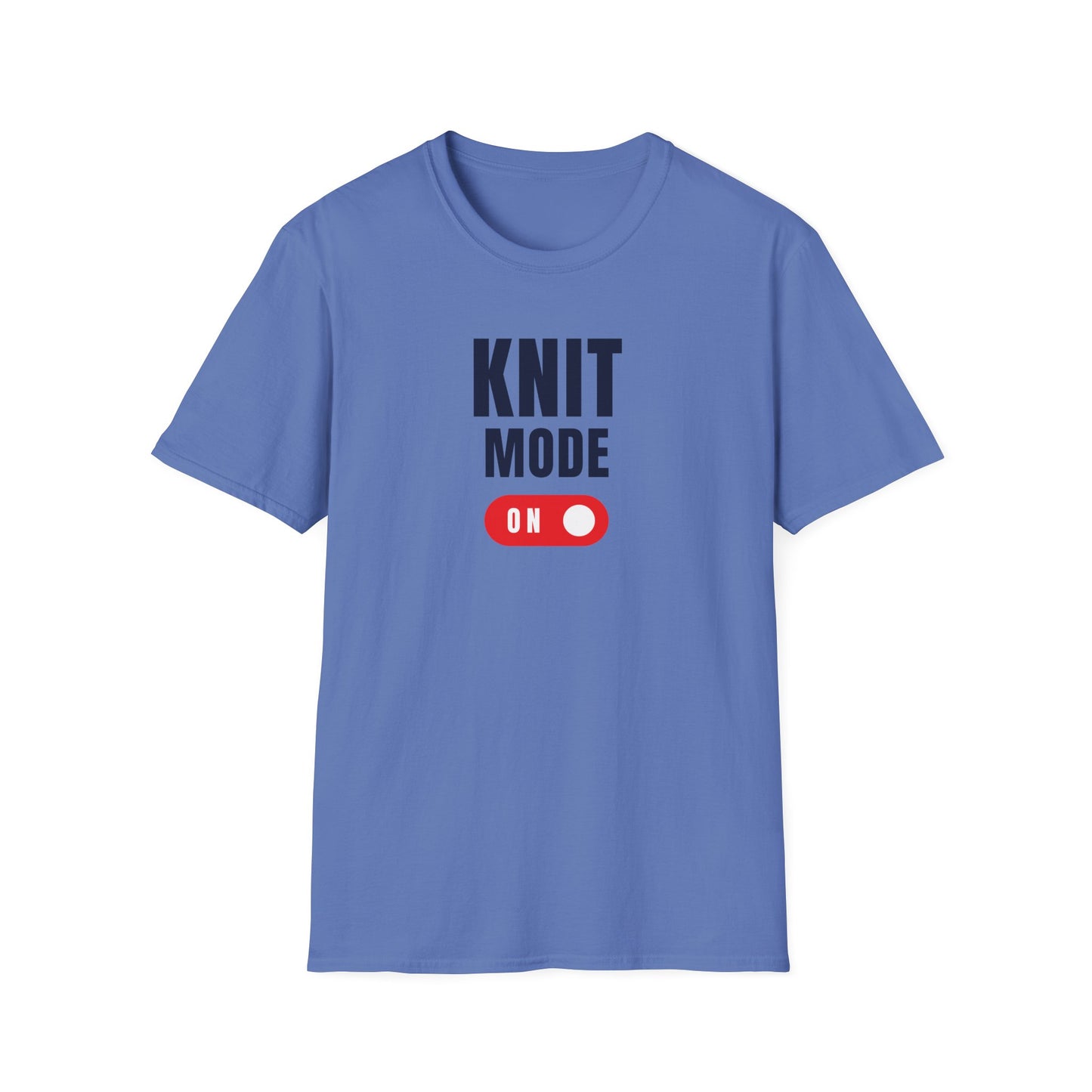 Knit Mode On T-Shirt Funny Knitting Tee for Yarn Lovers Cozy Crafting Apparel Gift for Crafters