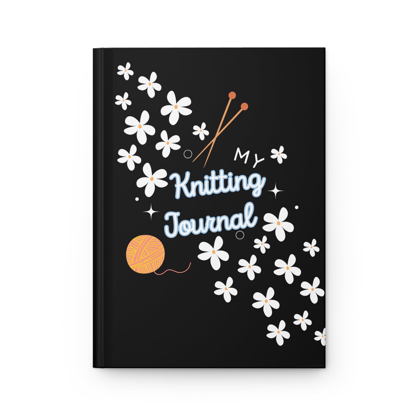 Knitting Journal – Floral Yarn Diary & Crochet Log | Creative Notebook & DIY Project Planner for Knitters