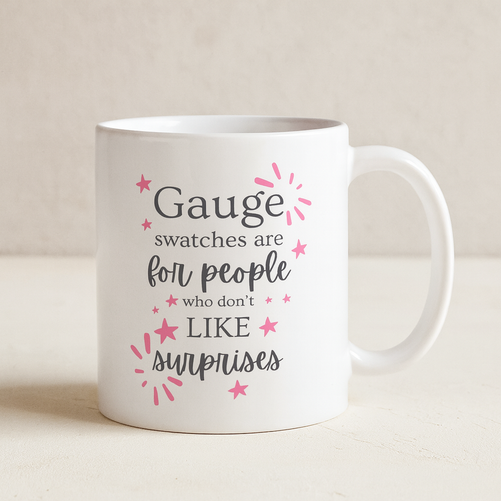 Funny Knitting Coffee Mug for Yarn Lovers