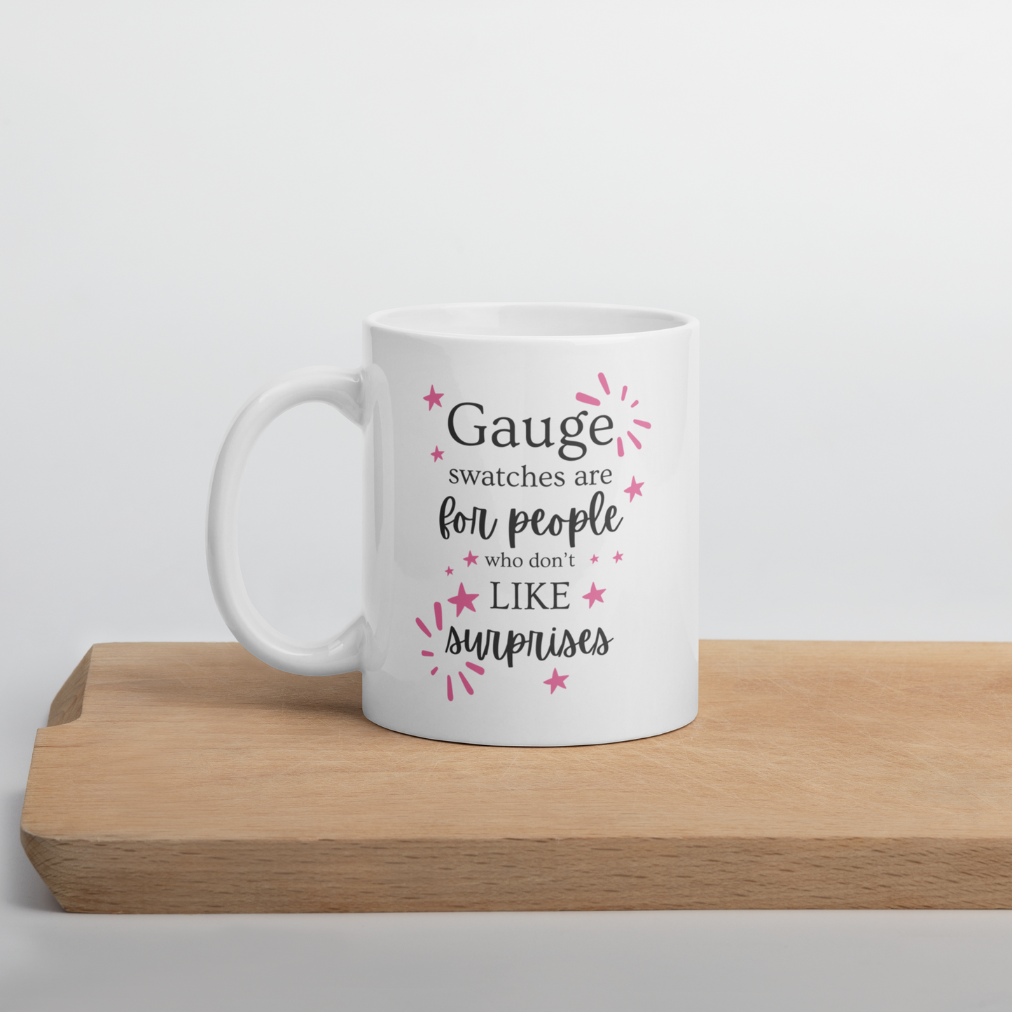 Funny Knitting Coffee Mug for Yarn Lovers