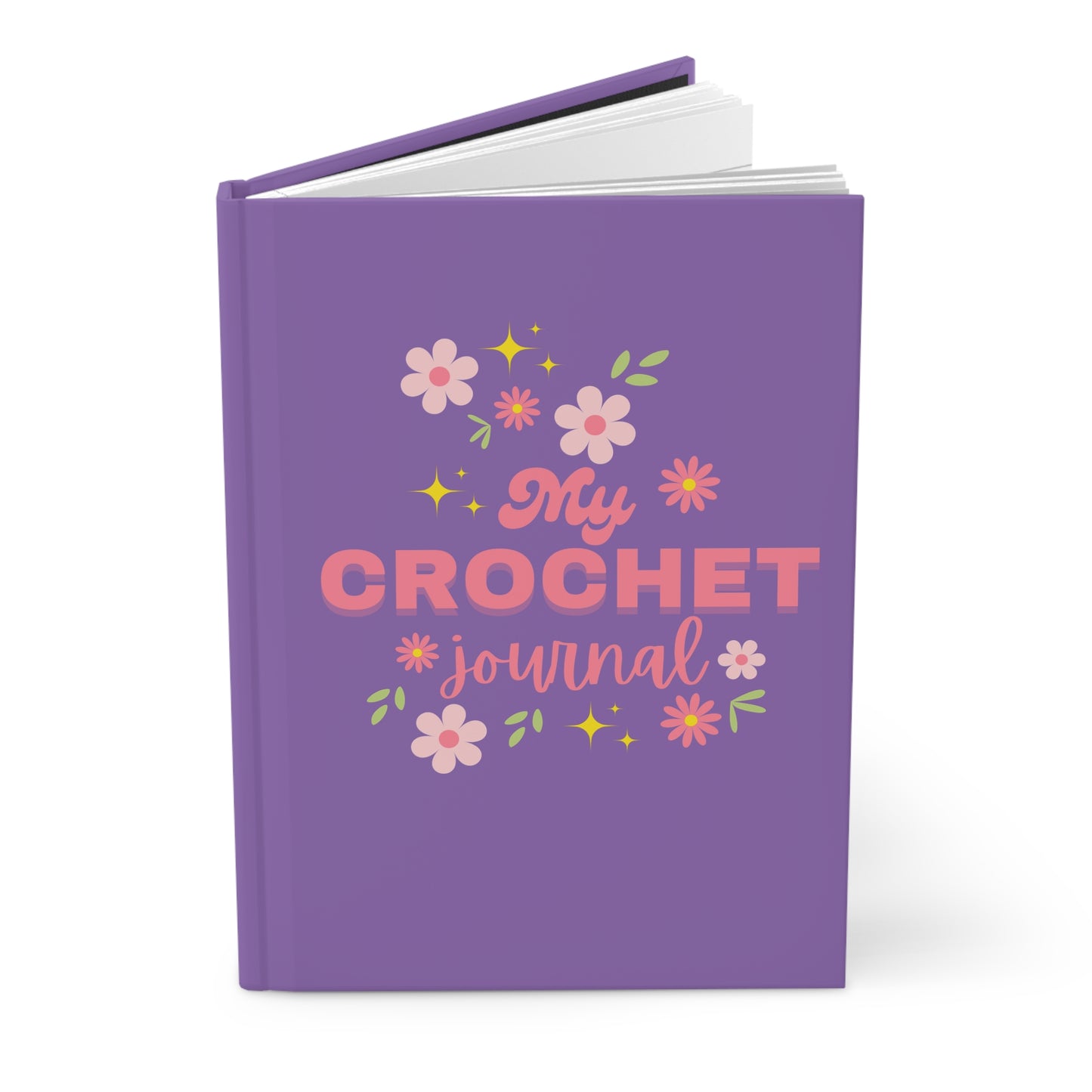 Vibrant Hardcover Journal – Creative Notebook for Crocheters & Makers | Modern Gift for Dreamers & Planners