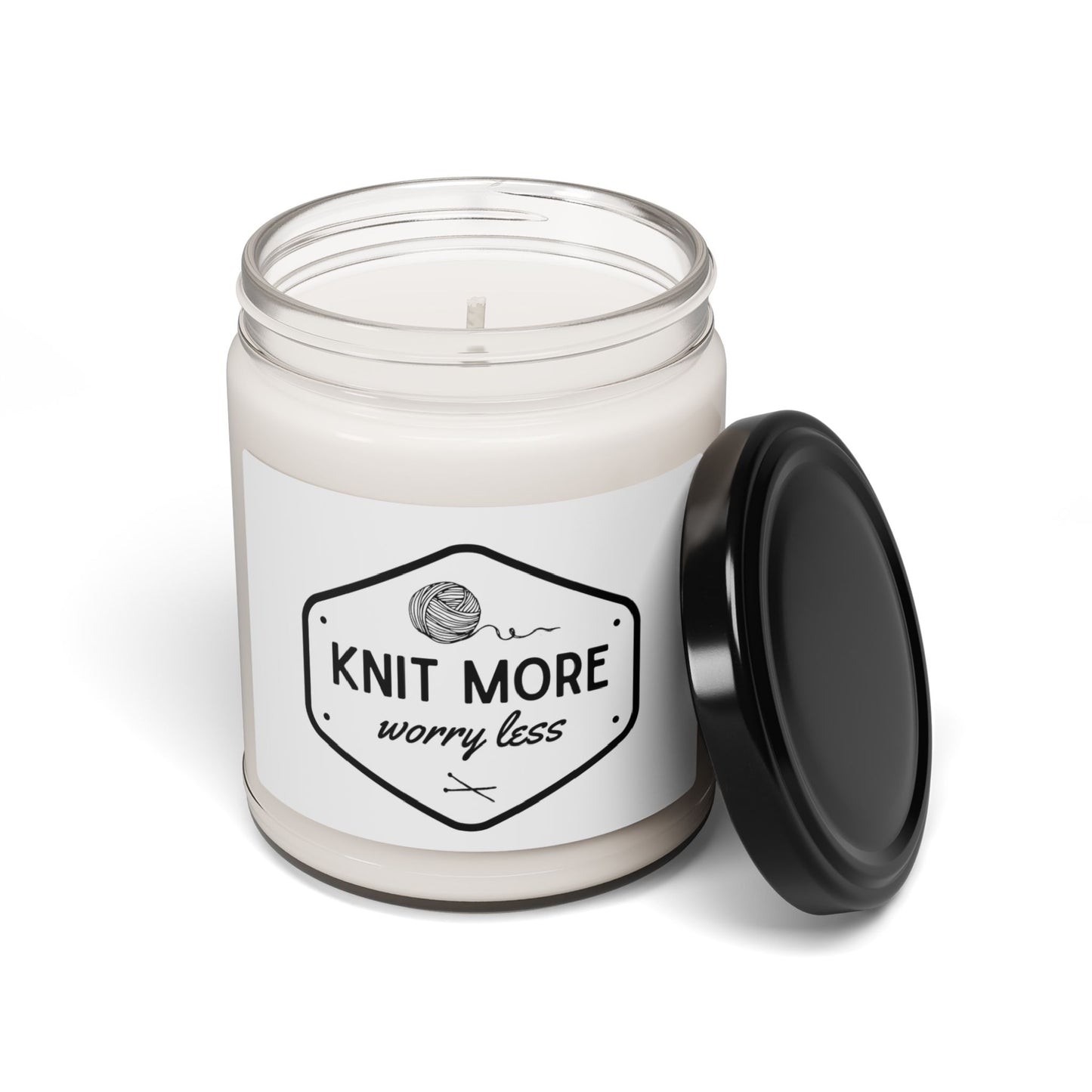 Knitter's Scented Soy Candle Knit More - Various Aromas