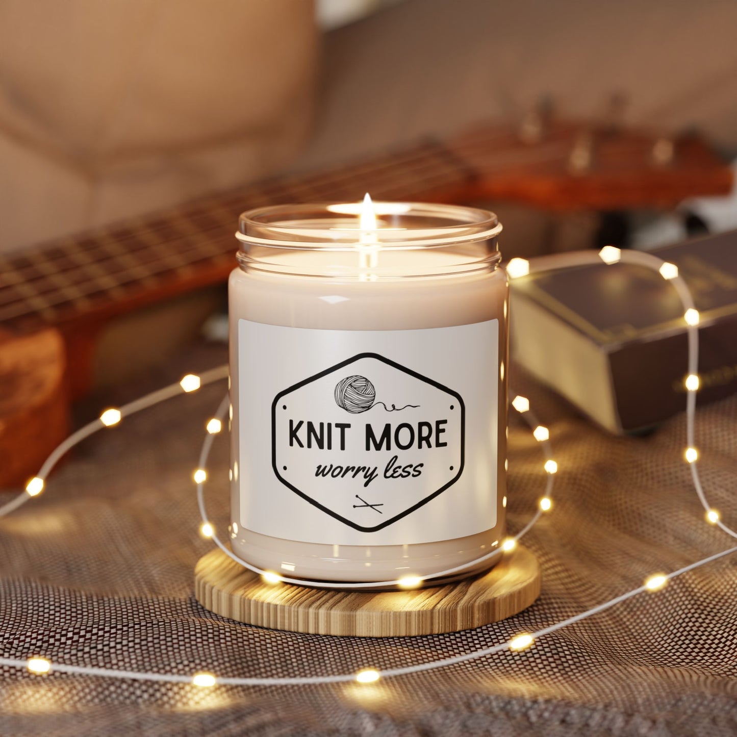 Knitter's Scented Soy Candle Knit More - Various Aromas