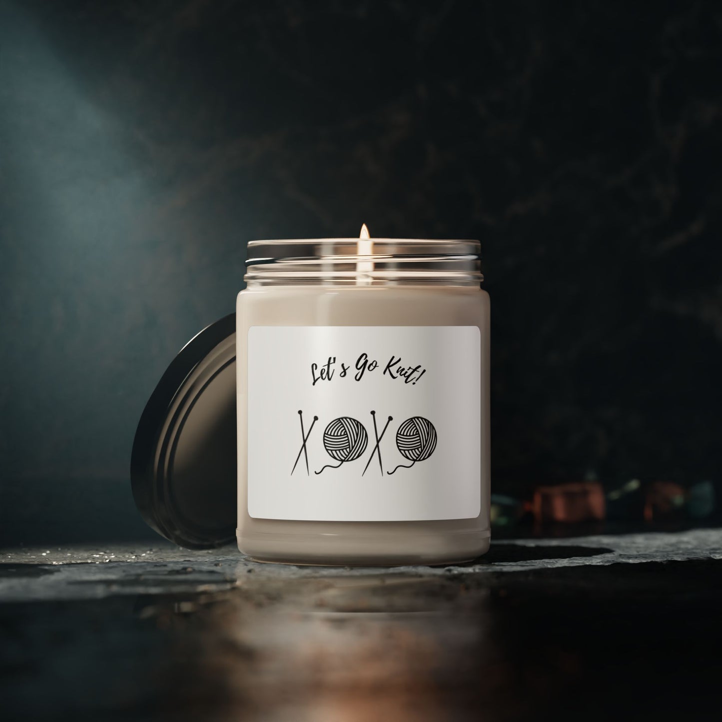 Knitter's Scented Soy Candle XOXO - Various Aromas