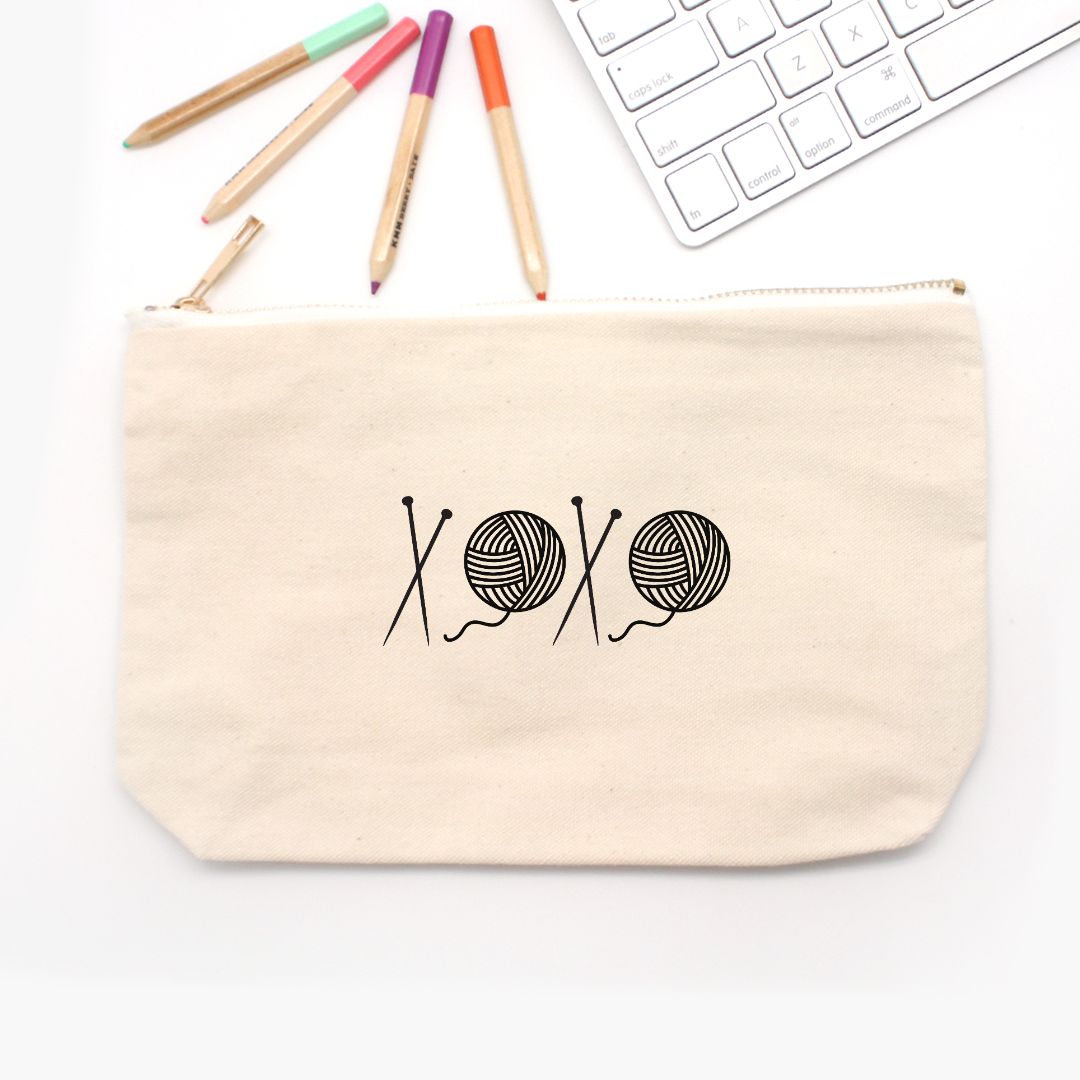 Knitting Needle Bag Pencil Bag For Knitters Crocheting Hook Bag