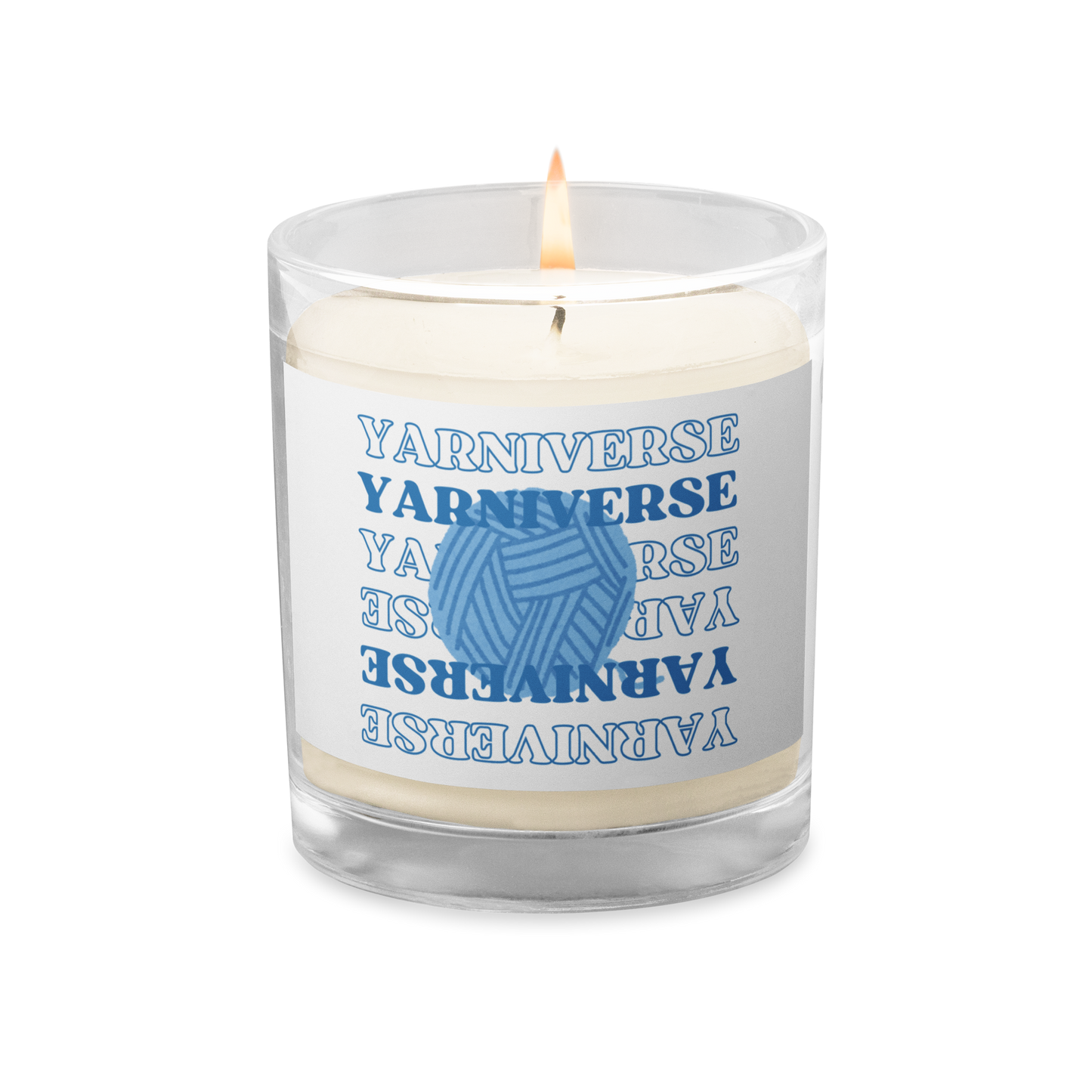 Soy Wax Unscented Jar Candle - Yarniverse