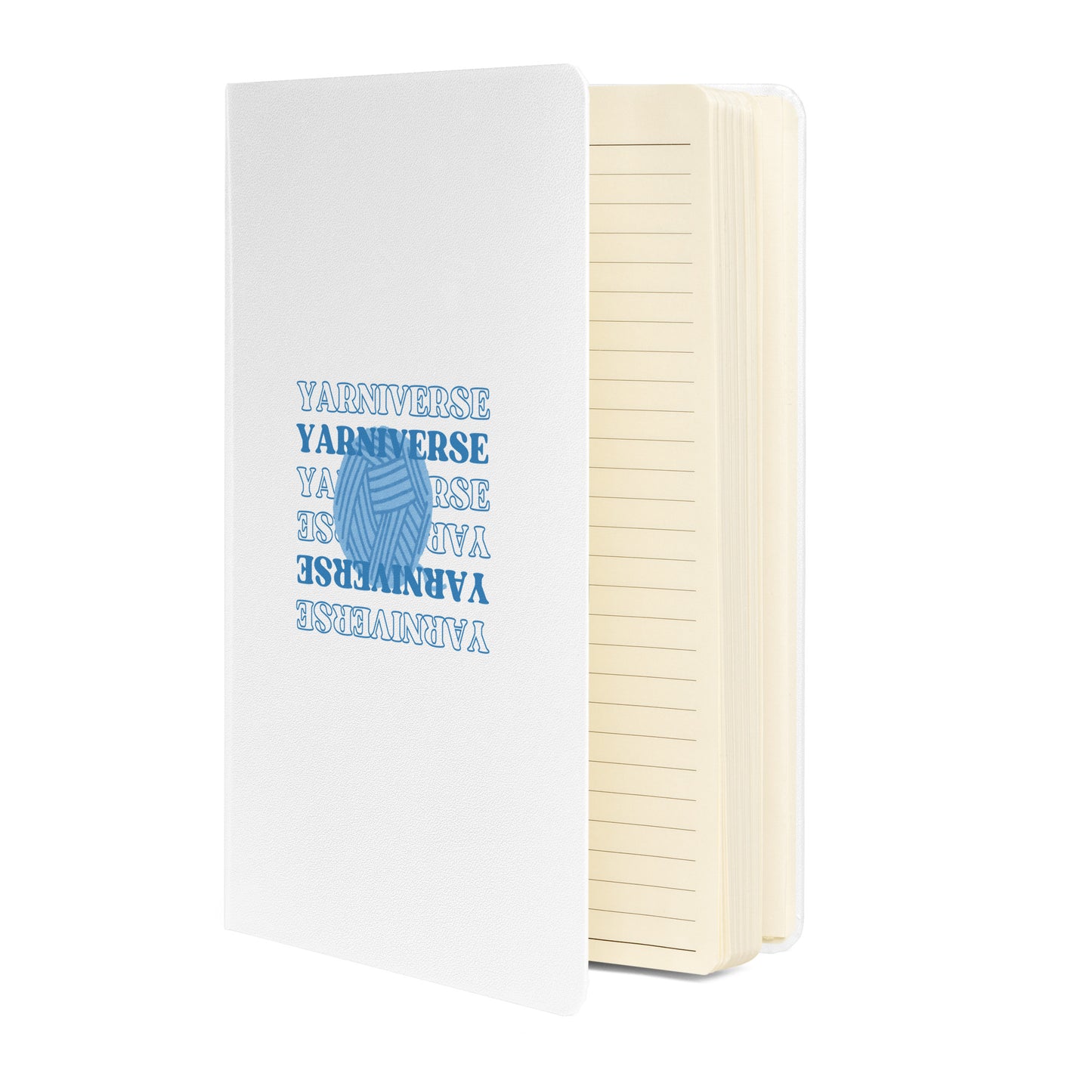 Yarniverse Hardcover Bound Knitting Journal Notebook