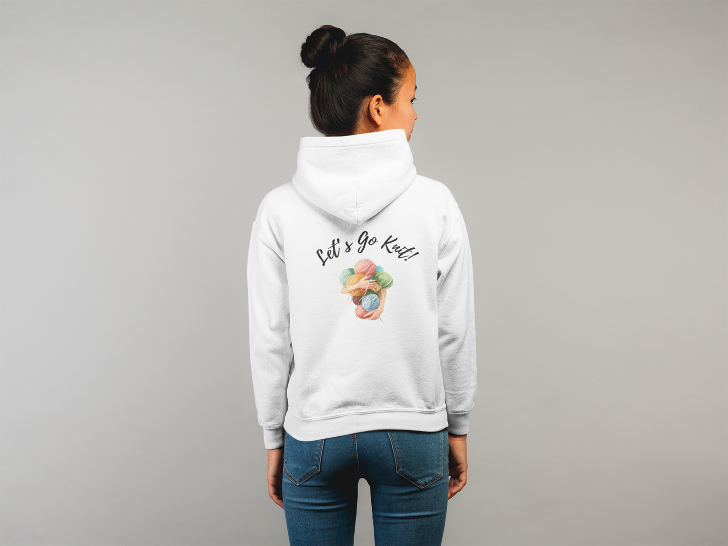 Stylish Classic Lets Go Knit Hoodie