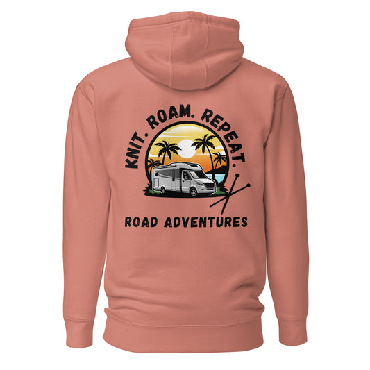 Road Adventures Knitting Lovers Hoodie