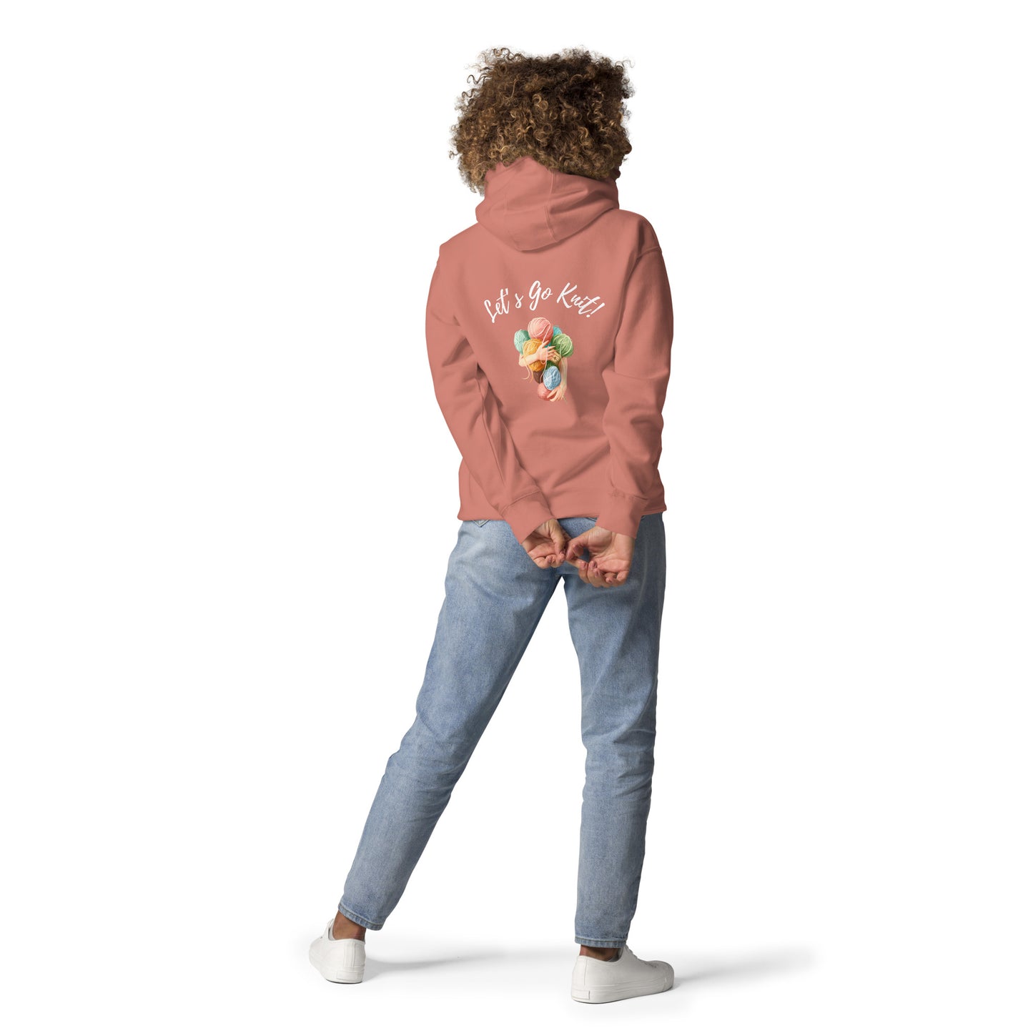 Stylish Classic Lets Go Knit Hoodie