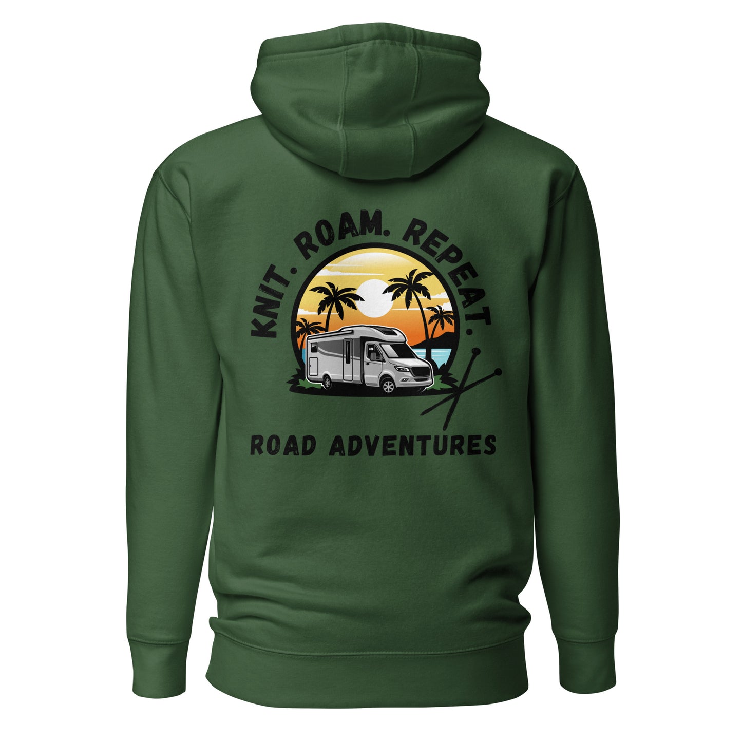 Road Adventures Knitting Lovers Hoodie