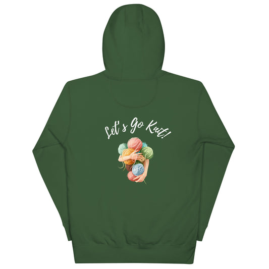 Stylish Classic Lets Go Knit Hoodie