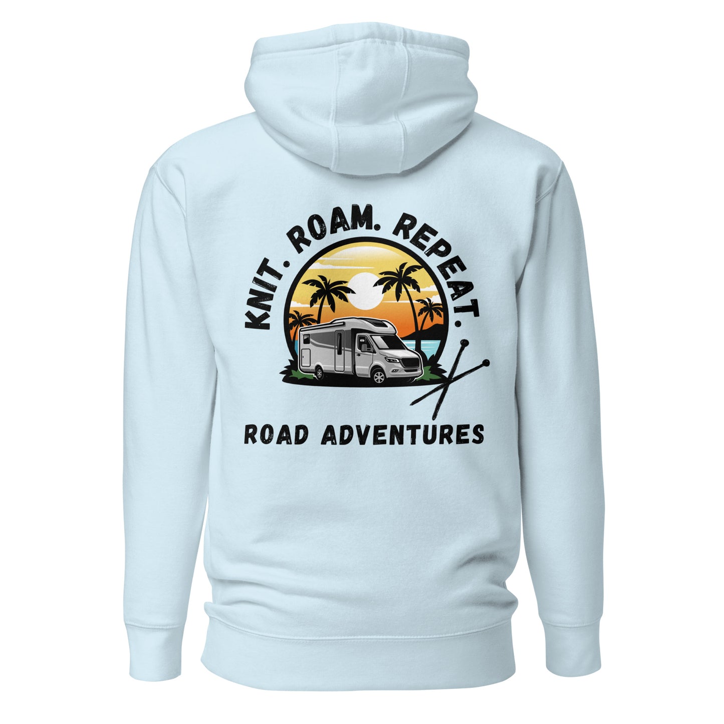 Road Adventures Knitting Lovers Hoodie