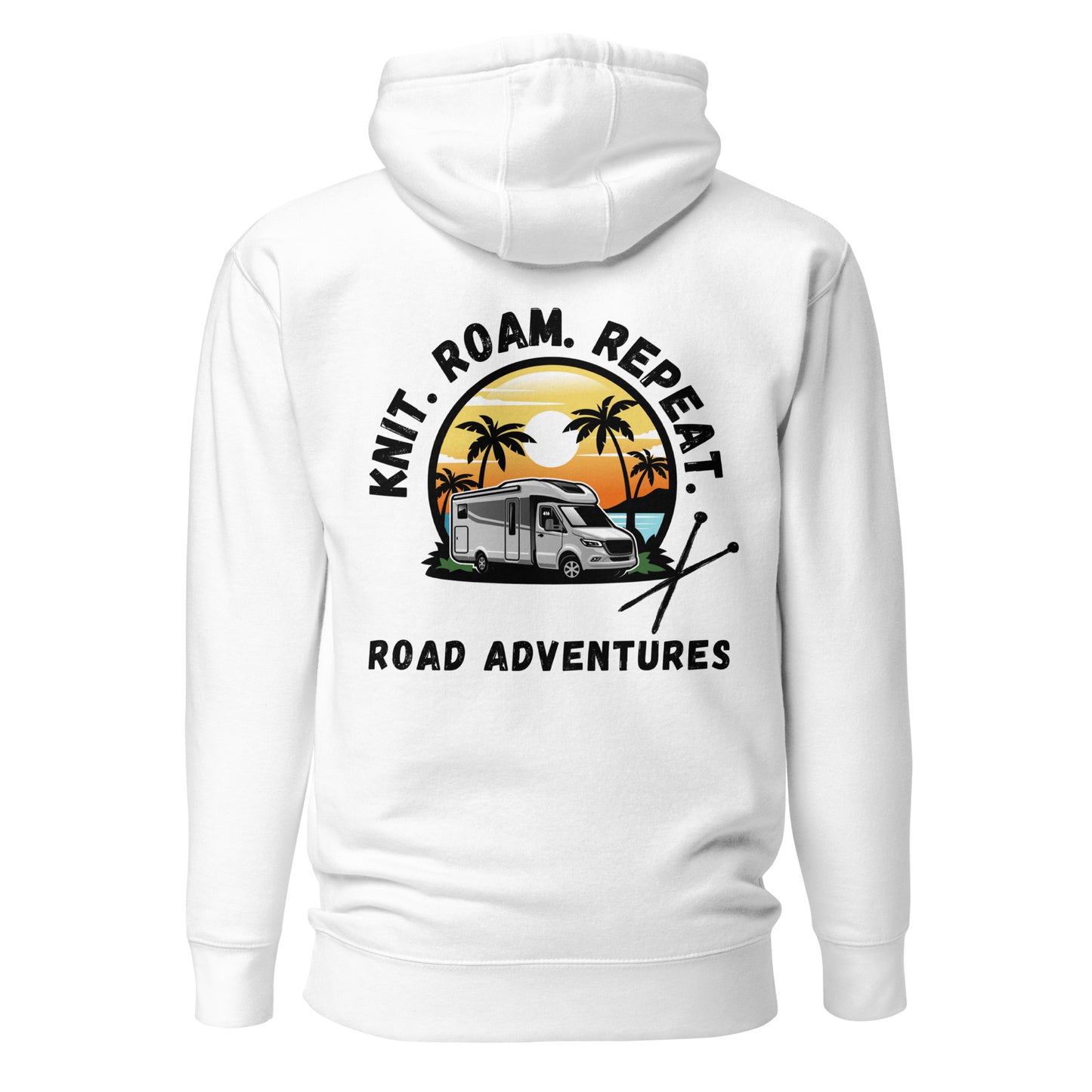 Road Adventures Knitting Lovers Hoodie