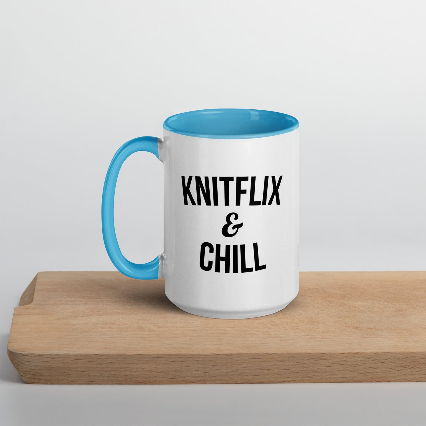 Knitflix and Chill Knitting Coffee Mug