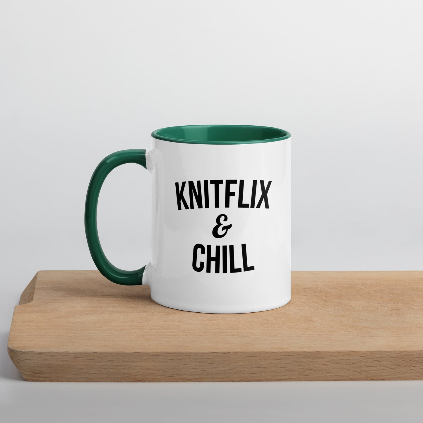 Knitflix and Chill Knitting Coffee Mug