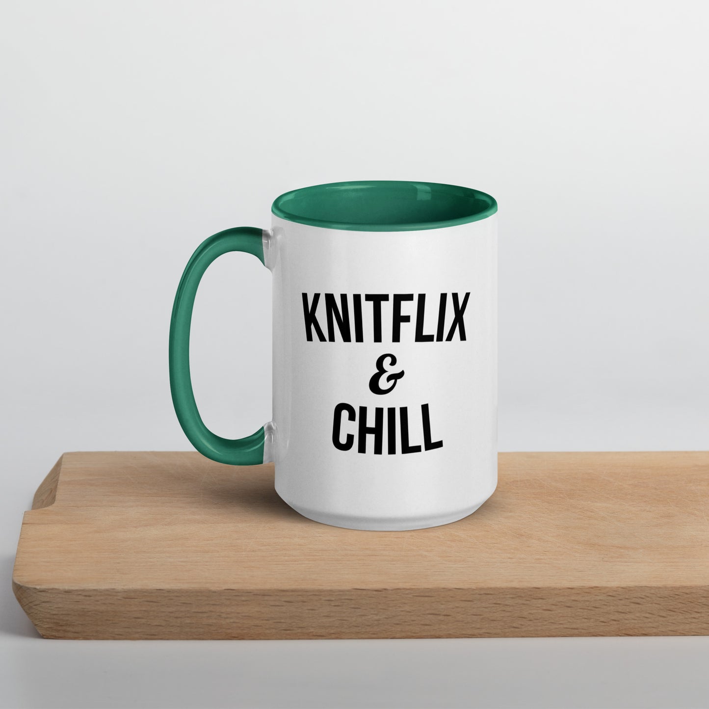 Knitflix and Chill Knitting Coffee Mug