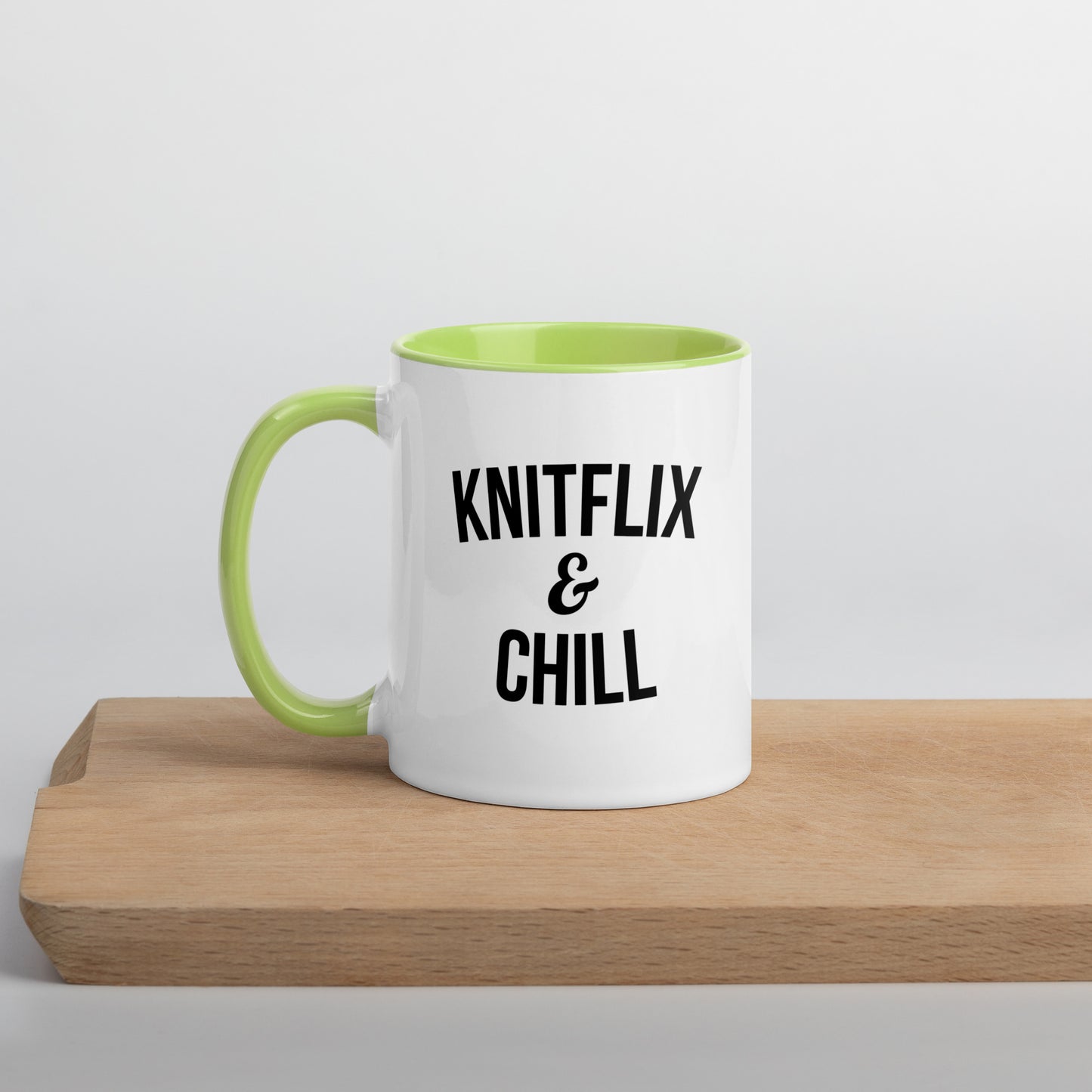 Knitflix and Chill Knitting Coffee Mug