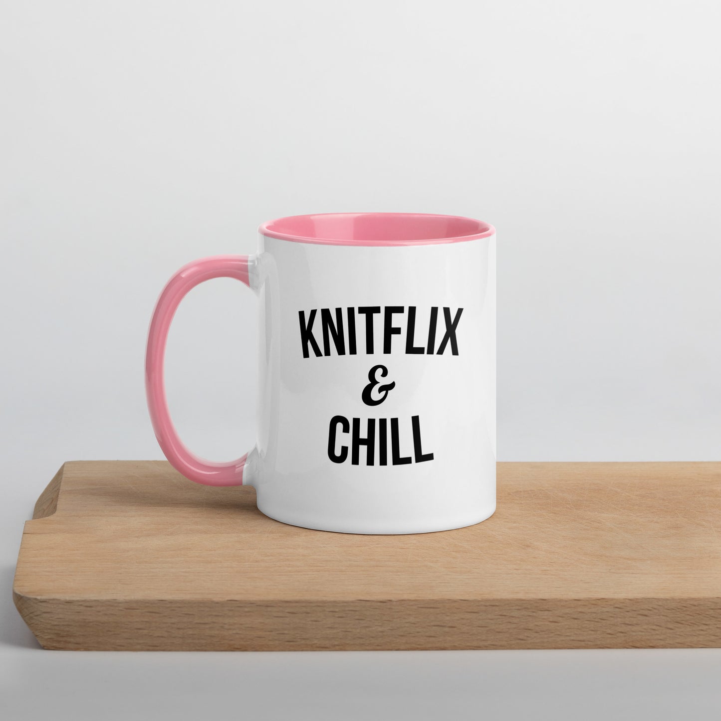 Knitflix and Chill Knitting Coffee Mug