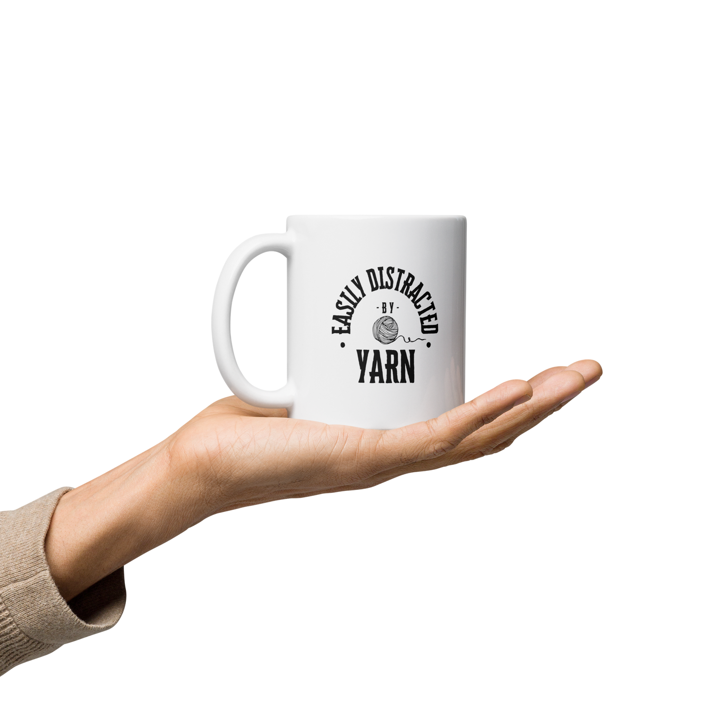 Distracted by Yarn Coffee Mug