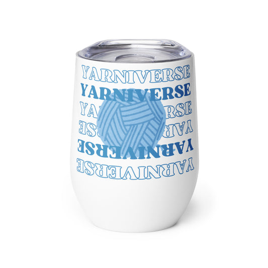 Yarniverse Vintage Wine Tumbler - 12 oz